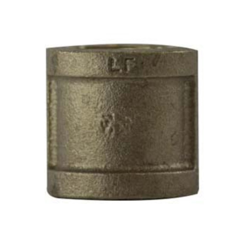 Midland Industries 44411LF IMP Coupling, Lead Free Bronze, 1/4 in. FPT x 1/4 in. FPT