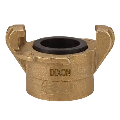 Dixon BSC150 1 1/2 in. Brass Sand Blast Threaded Coupling Female End