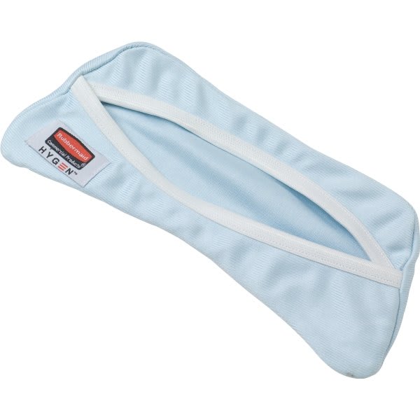 Rubbermaid Commercial Hygen™ 11 In. Blue Microfiber Flexi Frame Glass Cover (12-Pack)