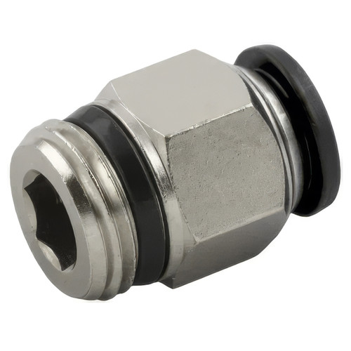 AIGNEP 50000N-5-1/8, 5 mm Push-To-Connect x 1/8 in. Straight Male Fitting Tube - Pack of 10