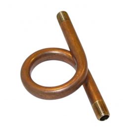 Honeywell 50024585-001 1/4" Steam Trap Siphon Loop Brass 50-60Hz
