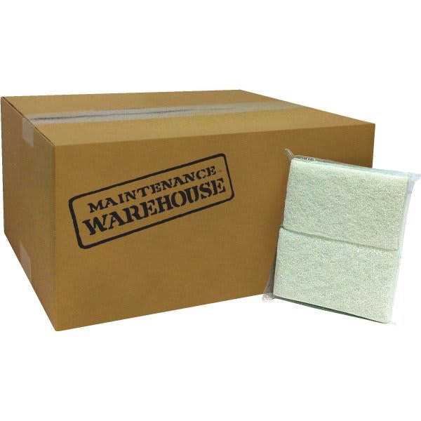 Maintenance Warehouse Yellow/White Scrub Sponge 48-Case