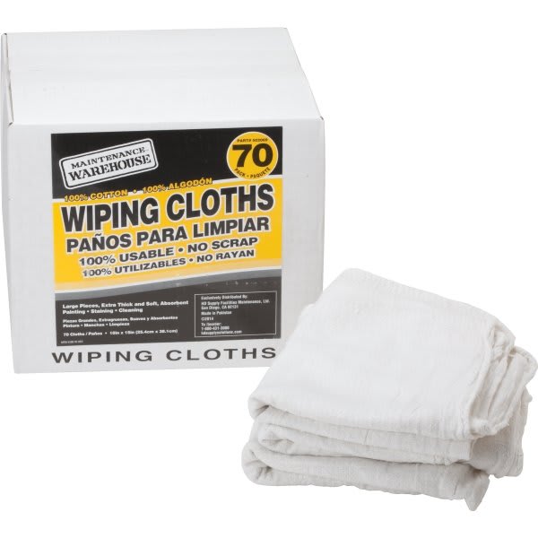 Maintenance Warehouse Absorbent Wiping Cloth 70-Case