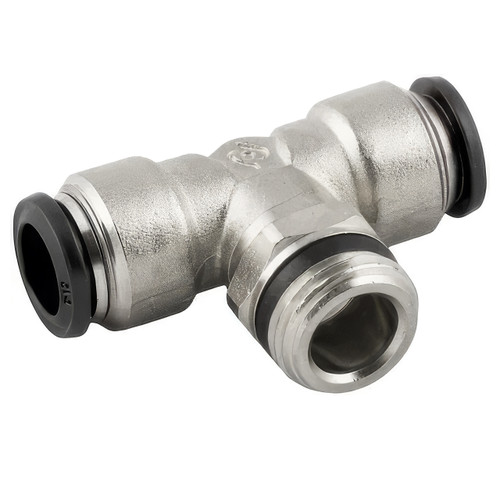 AIGNEP 50210N-14-3/8, 14 mm Push-To-Connect Fitting Tube x 3/8 in. Branch Tee Swivel - Pack of 10