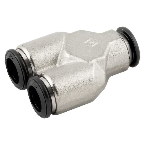 AIGNEP 50310N-10, 10 mm Tube x Push-To-Connect Union Y Fitting - Pack of 10
