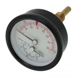 Weil McLain 510-218-097 Temperature & Pressure Gauge