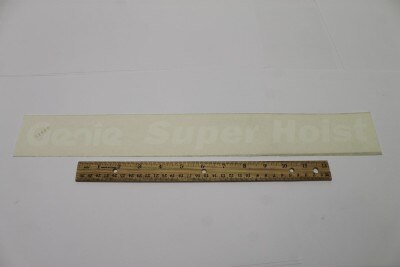 Genie Part # 52980GT – Decal, CosmTC, Genie Super Hoist