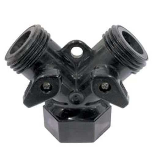 Fimco 3/4 in. GHT "Y" Shut-Off Valve Black 5143204