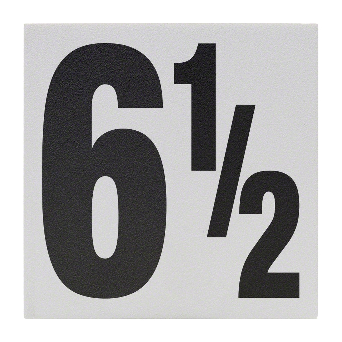 6 1/2 Ceramic Skid Resistant Tile Depth Marker 6 Inch x 6 Inch with 5 Inch Lettering