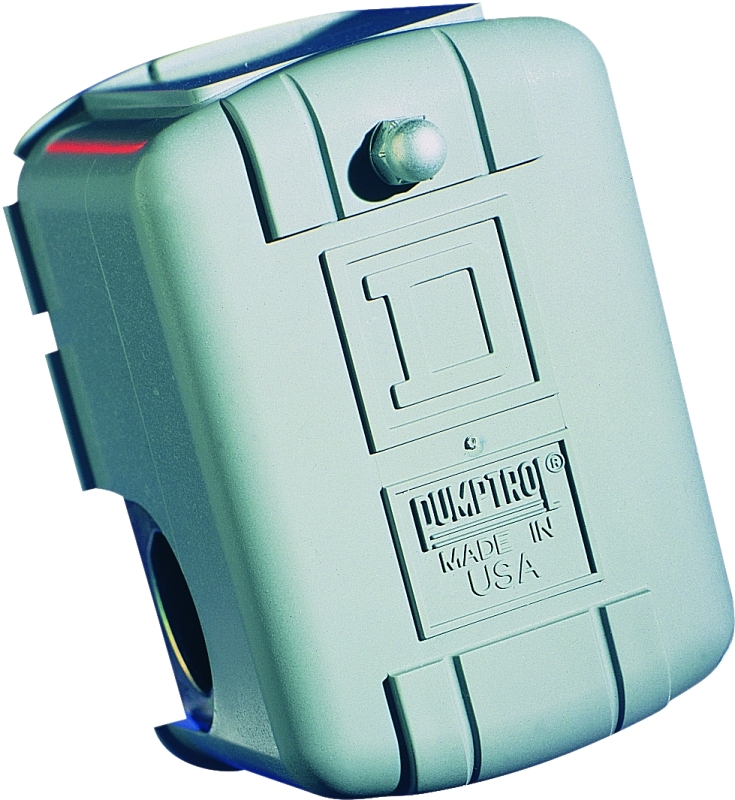 Square D Pumptrol FSG2J21CP 1‑Phase Pressure Switch – 115/230 V, 2‑Pole, 30‑50 psi Range, NEMA 1 Enclosure
