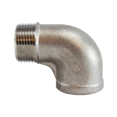 Midland Industries 6216490° Stainless Street Elbow, 3/4 in. MNPT x 3/4 in. FNPT, 150 PSI