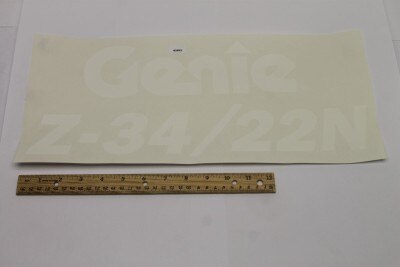 Genie Part # 62933GT – Decal