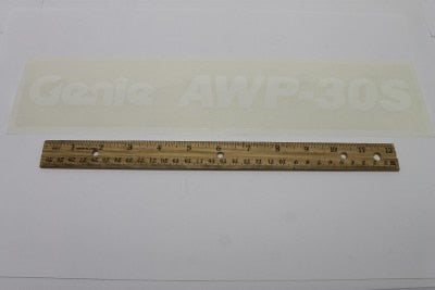 Genie Part # 62993GT – Decal, Cosmetic, Genie AWP-30S