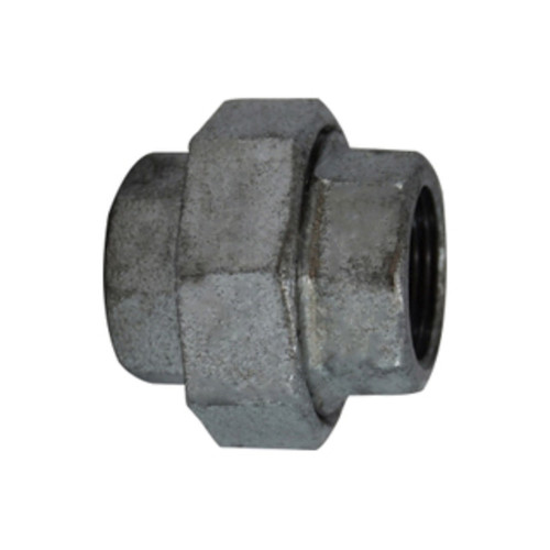 Midland Industries 64608 Union Fitting, Galvanized, 2 in. FPT x 2 in. FPT,150 PSI