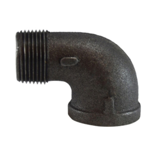 Midland Industries 65166 90° Reducing Elbow, Black Iron, 1 1/4 in. MPT x 1 1/4 in. FPT, 150 PSI