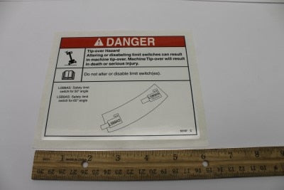 Genie Part # 65187GT – Decal, Danger Do Not Alter SWTC