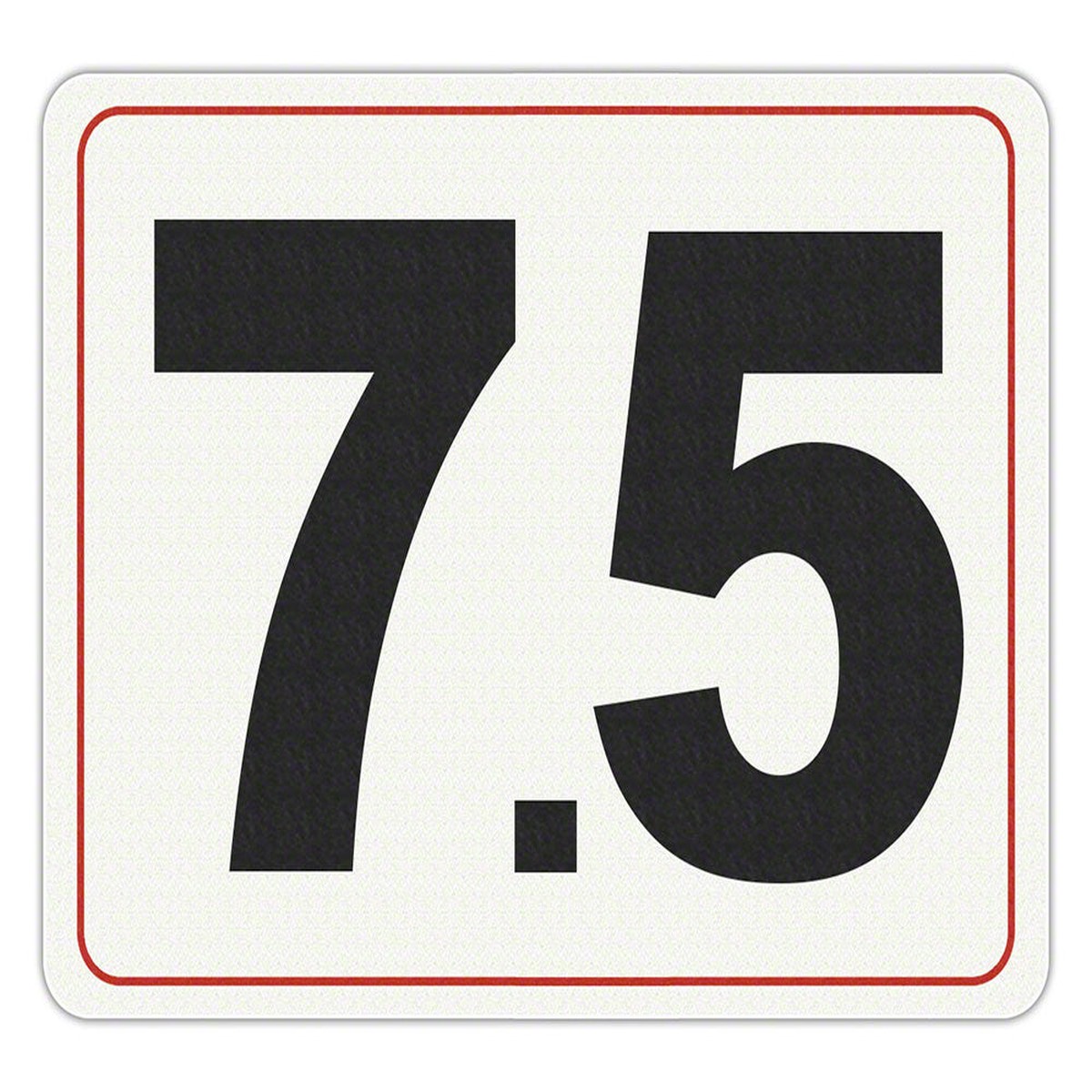 #7.5 - Adhesive Depth Marker - 8 Inch x 6 Inch with 4 Inch Lettering