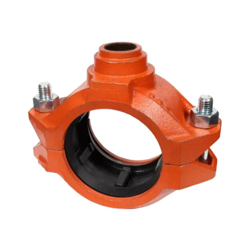 Anvil Gruvlok FIG 7042G Branch Outlet Coupling - Grooved Outlet, Galvanized, Nitrile Gasket