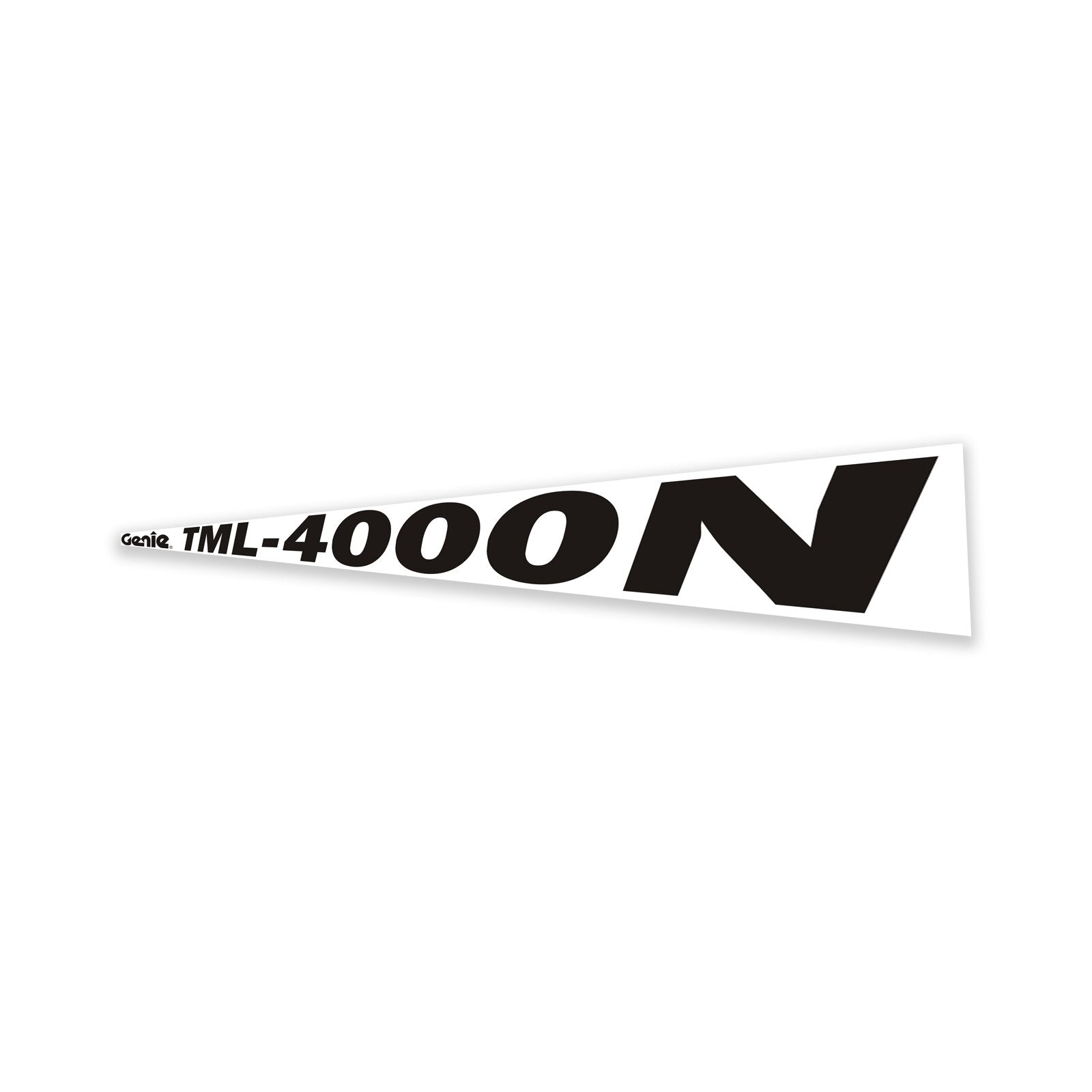 Genie Part # 72010GT – Decal, Cosmetic, Genie TML4000N