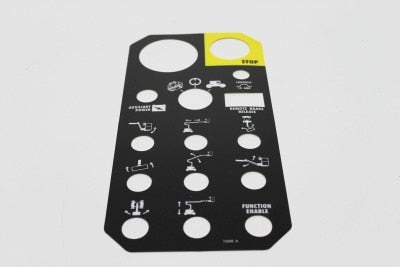 Genie Part # 72080GT – Decal, Ground Control Panel
