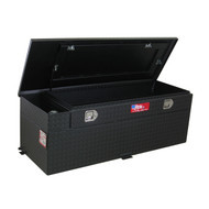 RDS Manufacturing 60 Gallon Powder Coated Aluminum Diesel Auxiliary Tank/Toolbox Combo - Dodge (2013 - Current) , 1 3/4 in. Fill Line