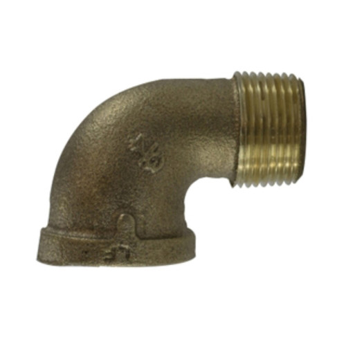 Midland Industries AMC 738116-02 Lead Free Bronze 90° Street Elbow, 1/8 in. FPT x 1/8 in. FPT
