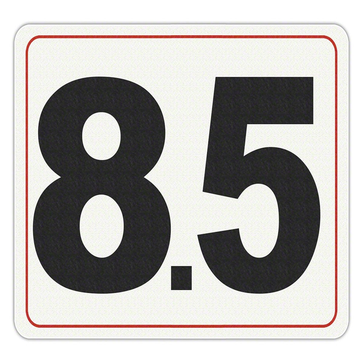 #8.5 - Adhesive Depth Marker - 8 Inch x 6 Inch with 4 Inch Lettering
