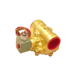 Asco 8210G22-24V N/C Solenoid Valve Brass Body 5-150 PSI Air/Water 1-1/2" NPT