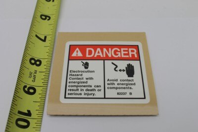 Genie Part # 82237GT – Decal, Danger, High Voltage