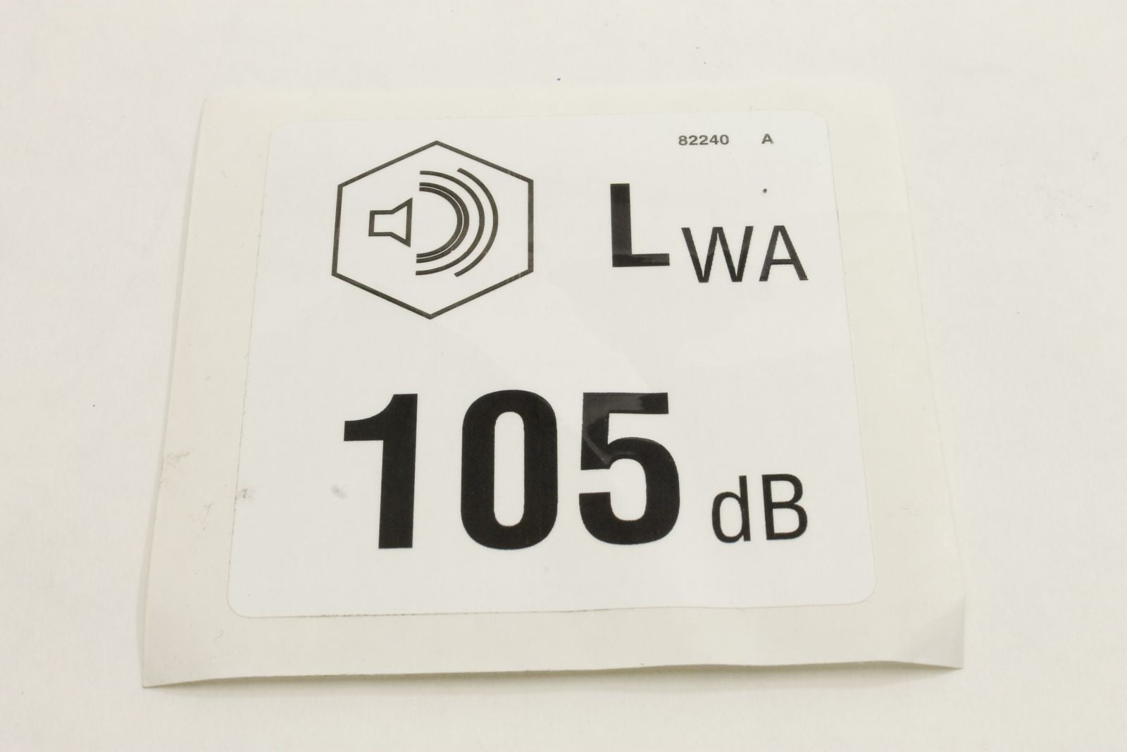 Genie Part # 82240GT – Decal, Label, 105 Db