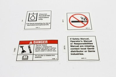 Genie Part # 82408GT – Decal Kit