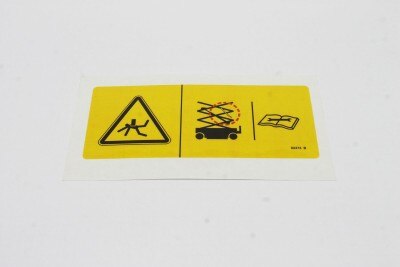 Genie Part # 82474GT – Decal Symbol Use Safety Arm