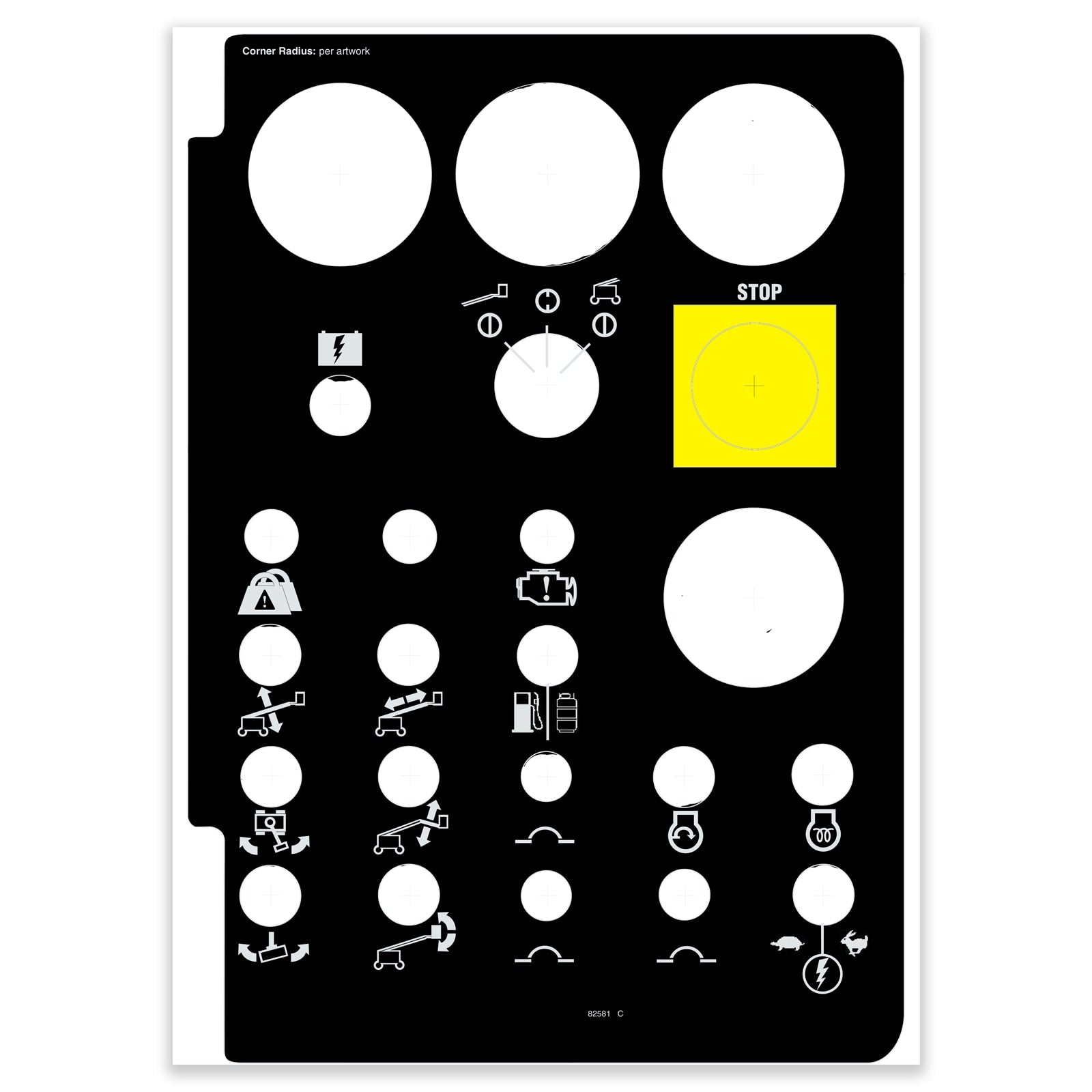 Genie Part # 82581GT – Ground Control Panel