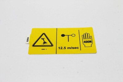 Genie Part # 82604GT – Decal, Danger, Side FRC 400N