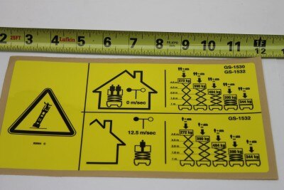 Genie Part # 82664GT – Decal Symbol Maxcap Ce Gs15xx