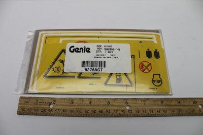 Genie Part # 82768GT – Decal Kit, Symbols, S40/S45