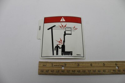 Genie Part # 82829GT – Decal,Danger,Elec.Haz Symb