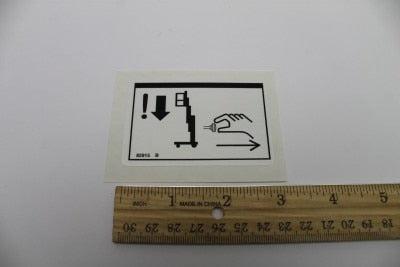 Genie Part # 82915GT – Decal, Label, Aux Lowering
