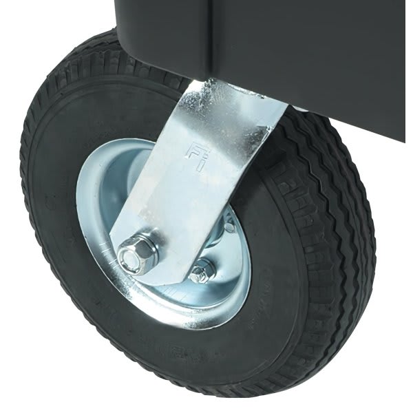Rubbermaid Commercial 8 Inch Pneumatic Wheel Kit ForHeavy Duty Ergo Utility Cart