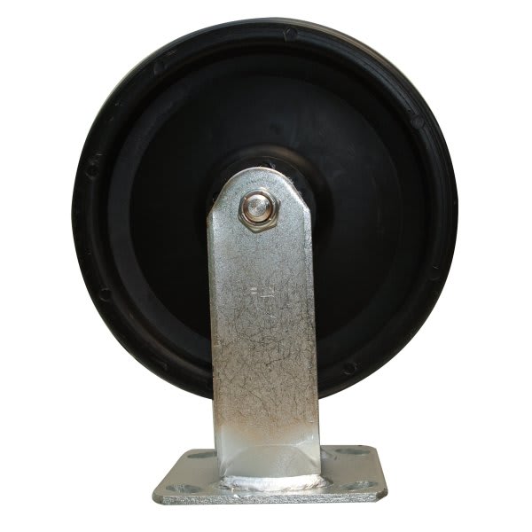 Rubbermaid Commercial 8 Inch Swivel And Rigid Caster Kit For Heavy Duty Platform Truck