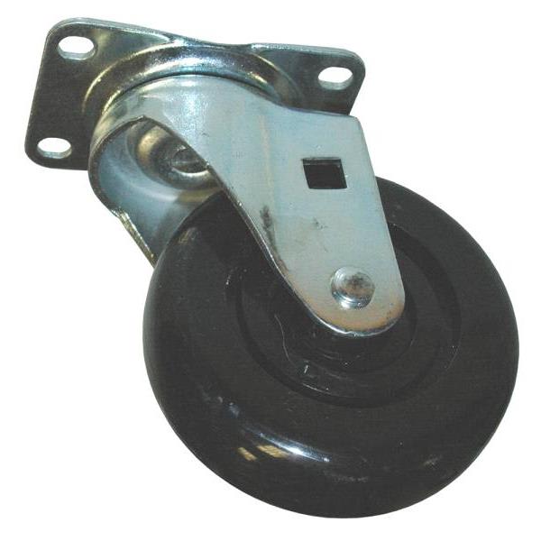 Rubbermaid Commercial 4 InchSwivel Plate Caster W/Hardware For Rubbermaid Commercial Cube Truck