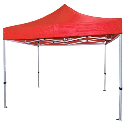 Carolina Covers 10 ft. x 10 ft. Red Pop-up Tent with Wheels