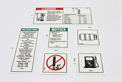 Genie Part # 84405GT – Decal Kit
