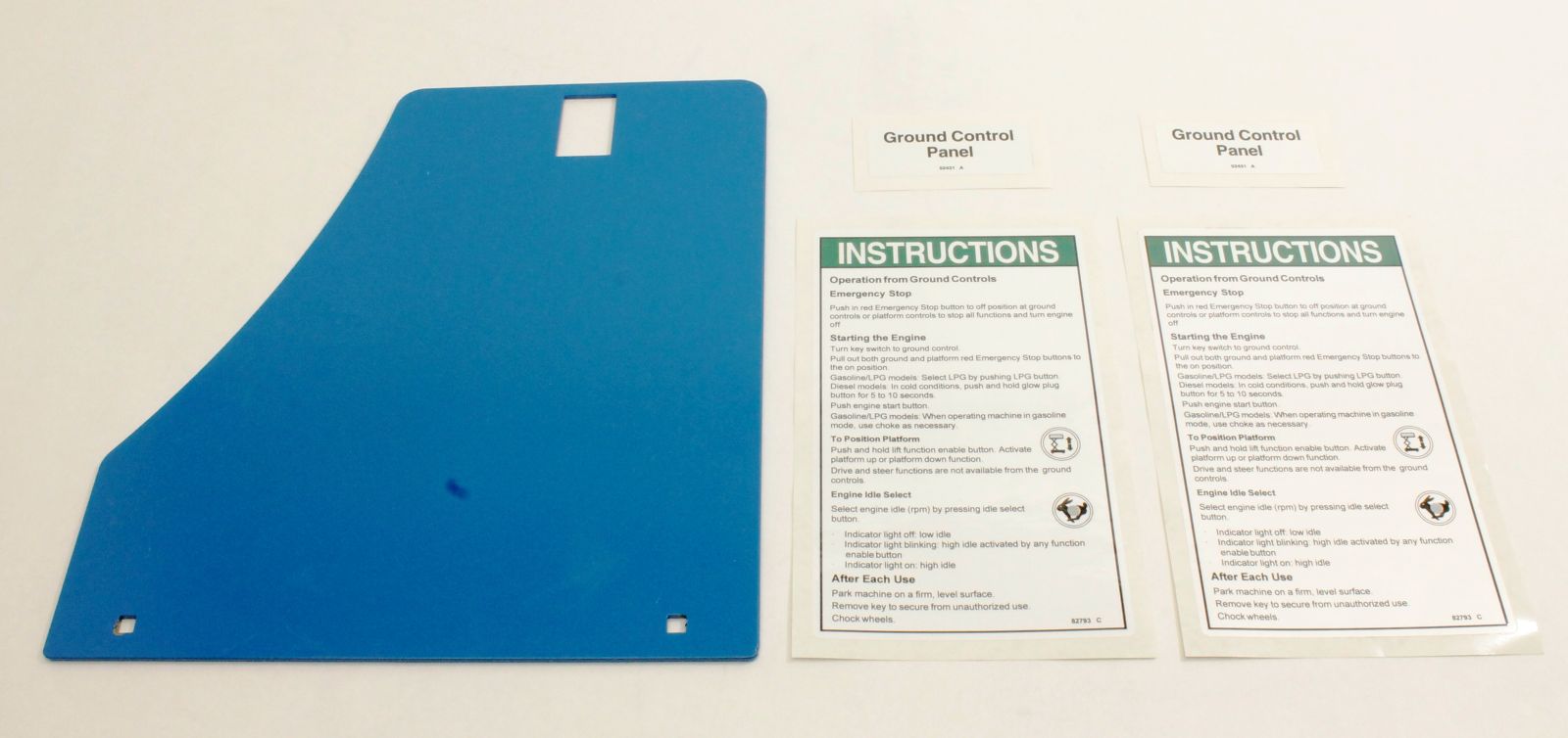 Genie Part # 84988GT – Control Panel Door Assembly