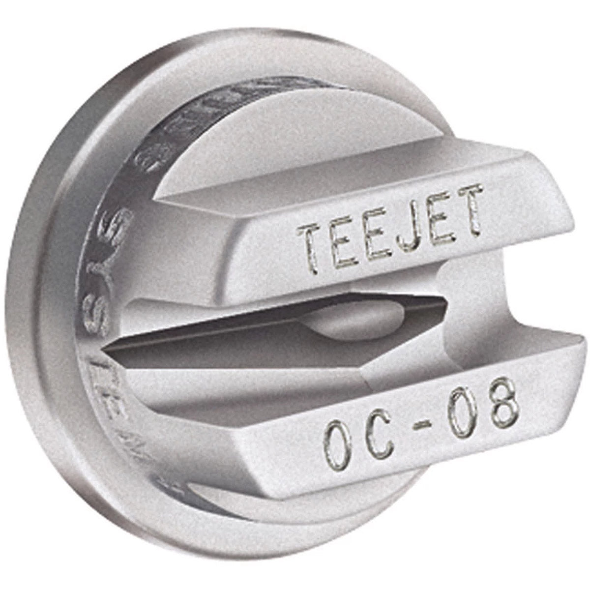 TeeJet OC80 Off-Center Flat Spray Tip, Brass, Orifice 80