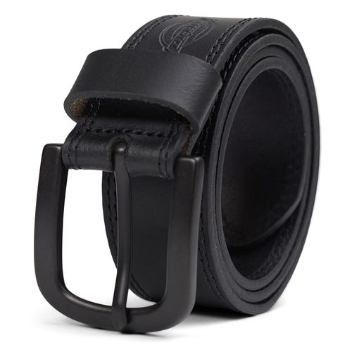 Black Leather Belt, 2XL, 42-44 Waist