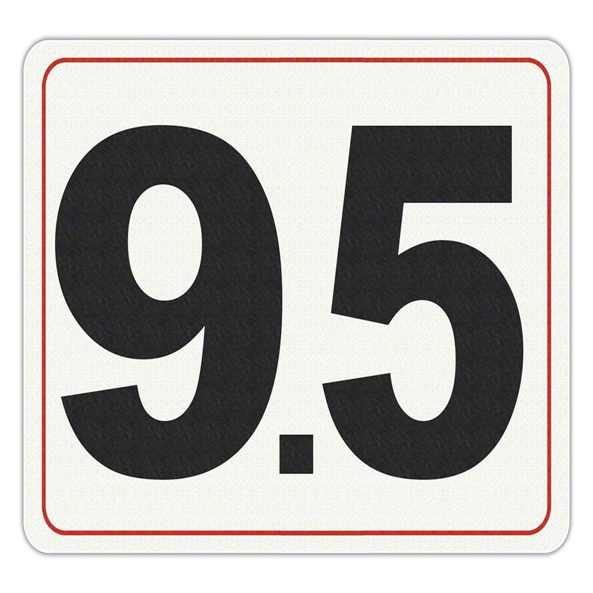 #9.5 - Adhesive Depth Marker - 8 Inch x 6 Inch with 4 Inch Lettering