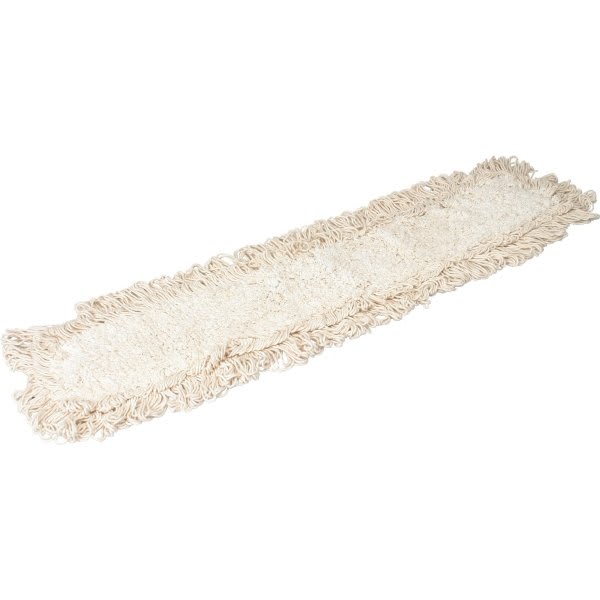 36" Disposable, Loop-End, Dust Mop Head W/ Multiple Ties
