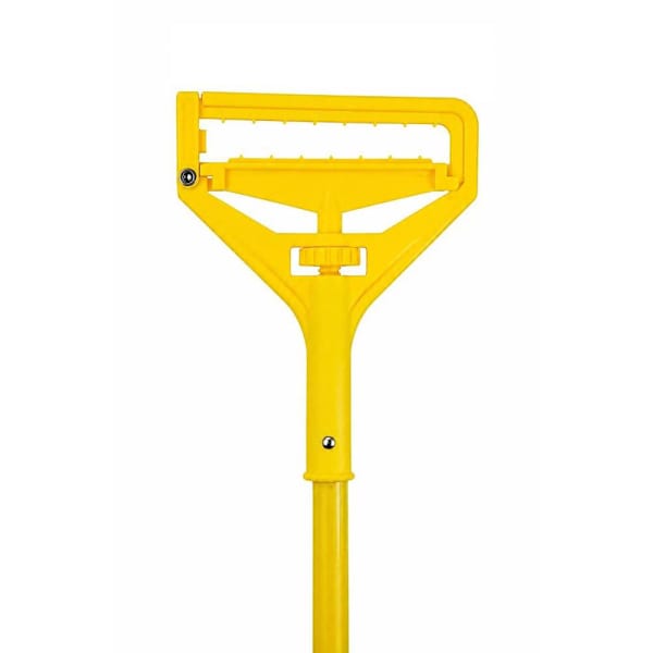 Renown Wet Mop Handle, Quick-Change, 60 In., Yellow, 2 Pack