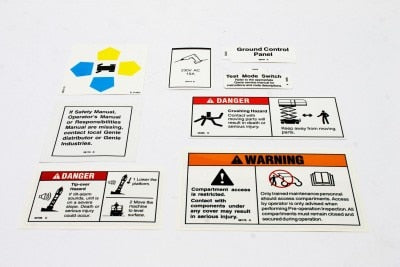 Genie Part # 97374GT – Decal Kit